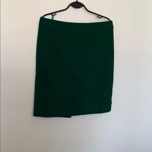 Green J.Crew Skirt